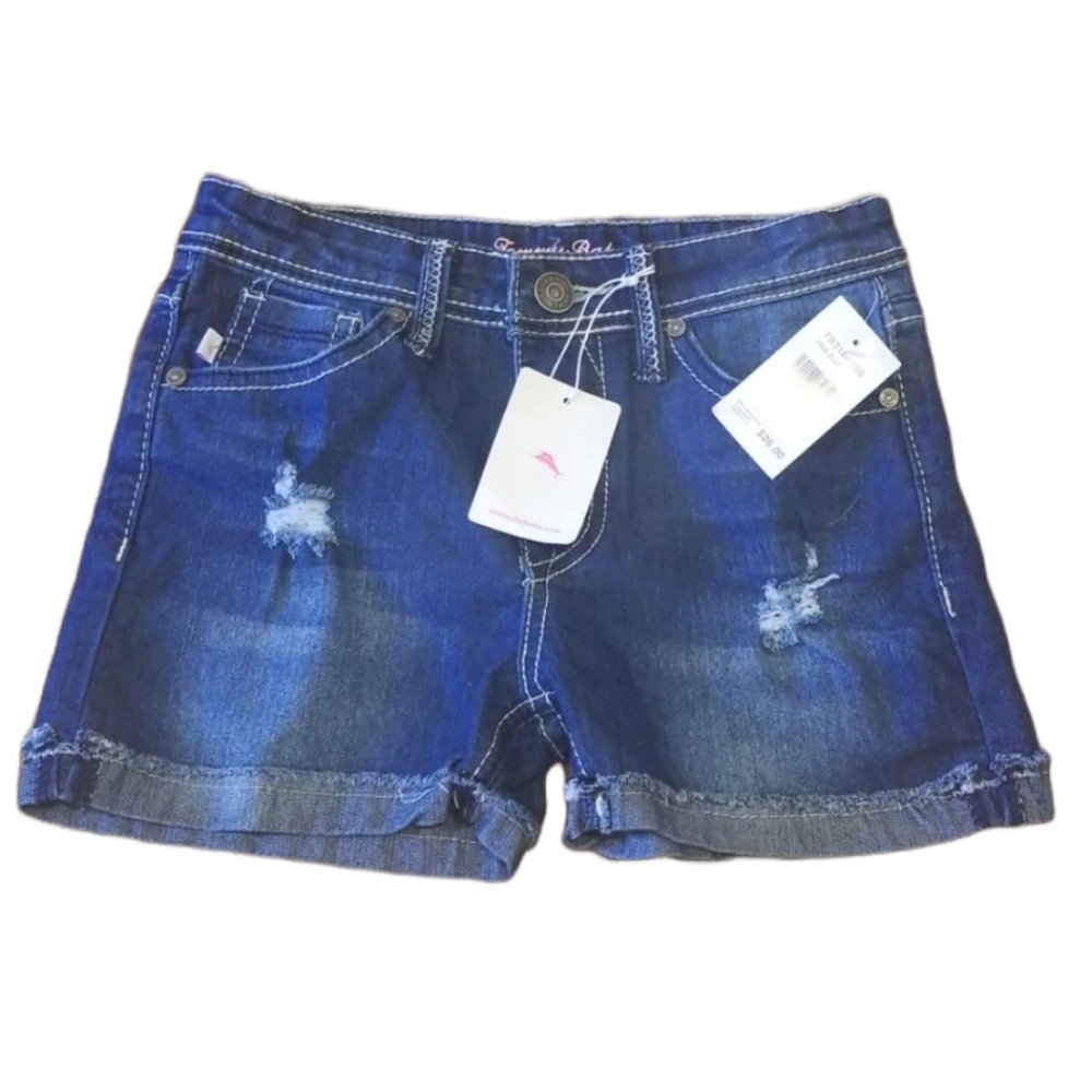 🆕️ TOMMY BAHAMAS Girls size 10 Denim Shorts NWT